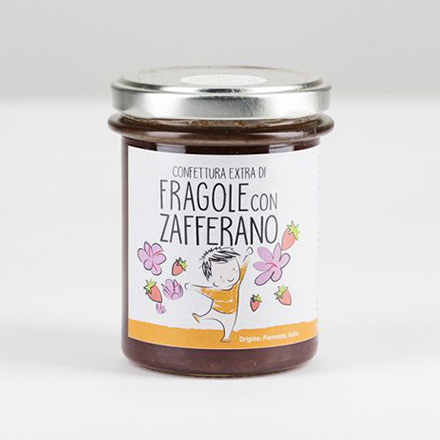 Confettura fragole e zafferano